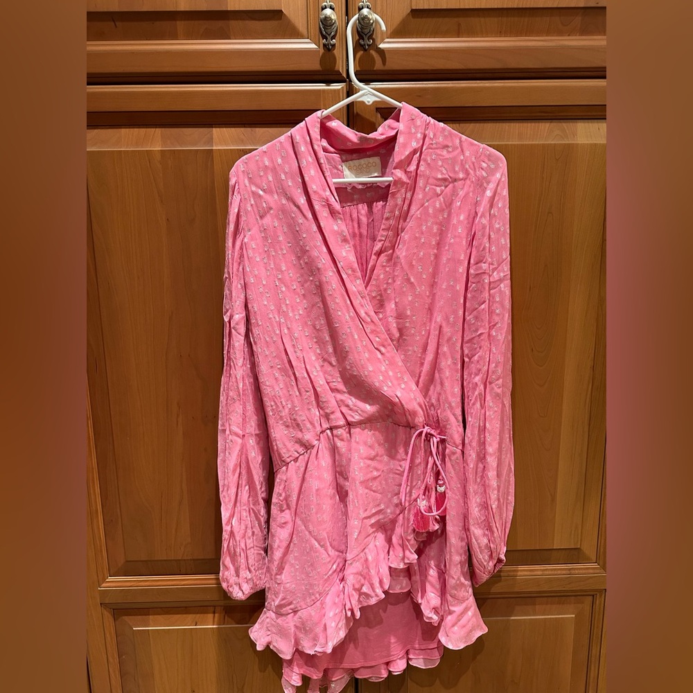 Rococo Sand Pink Shimmery Dress
